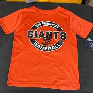 San Francisco Giants Kids Orange T-Shirt boys shirt medium 8/10 new shirt